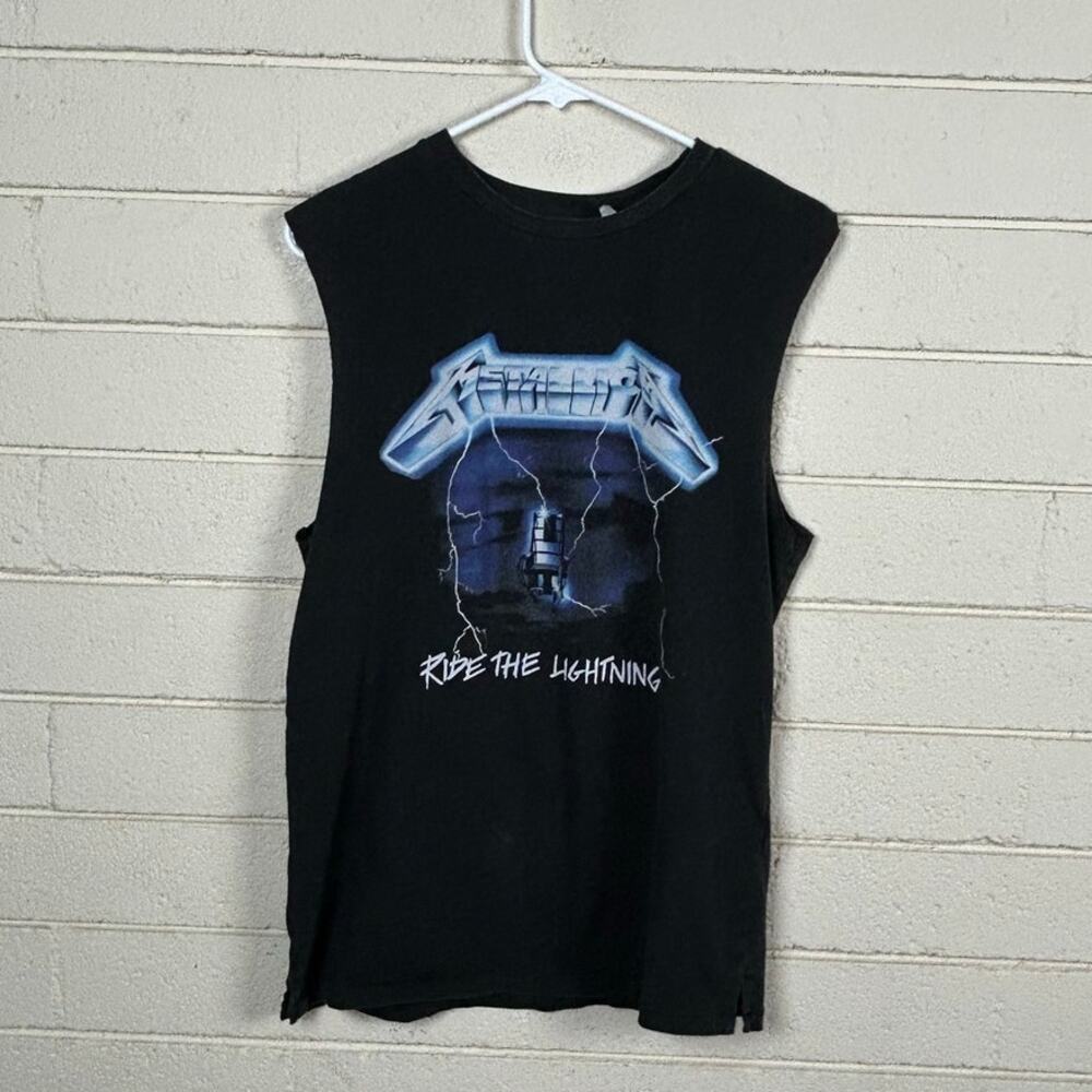 Metallica Black Muscle Tee size S